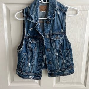 American Eagle Denim Vest